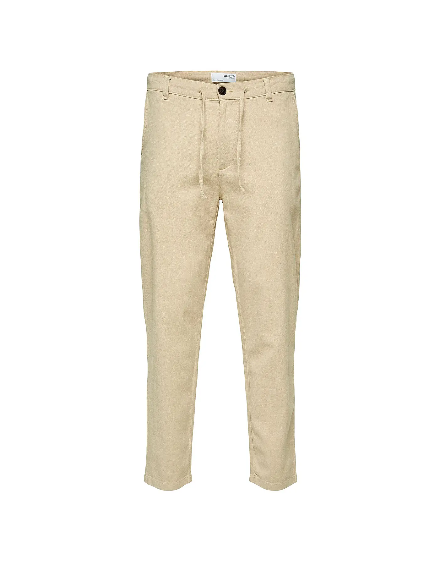 SELECTED | Leinenhose SLHSLIMTAPE | beige